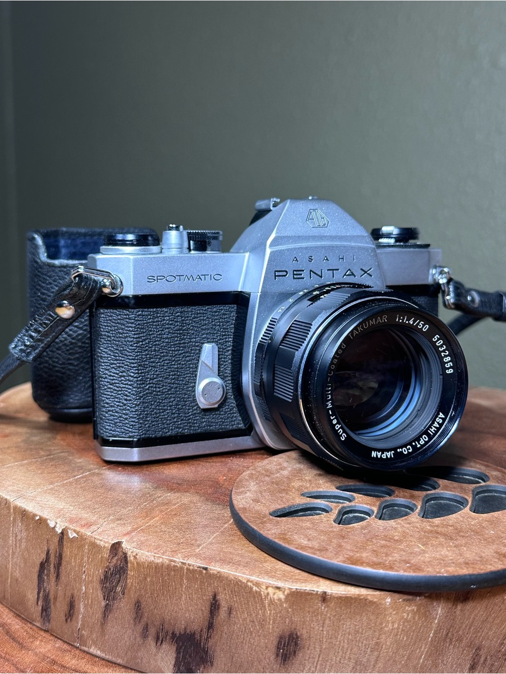 MINT Vintage Pentax Spotmatic SPII Film Camera and 1.4 Lens FILM TESTED
